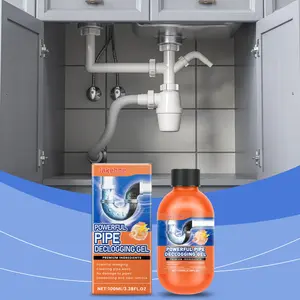 Jakehoe Drain Cleaner Drain Pipe Kitchen Sink Toilet Pipe Fast Dissolving Cleaner
