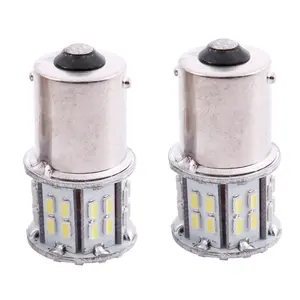 2x 1156 BA15S 382 P21W White 50 SMD LED Car Tail Turn Signal Reverse Light Bulbs