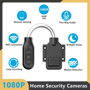 W8 Compact Indoor Plug-in Mini Smart Home Security Camera, Support 5GHz & 2.4GHz Dual-Band WiFi,1920x1080 FHD Video, IR Night Vision, Motion Detection, Two-Way Audio, Pet/Nanny Monitor Cam