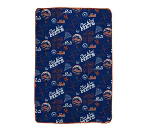 Pegasus Sports MLB City Script 60x90 Ultra Cozy Blanket