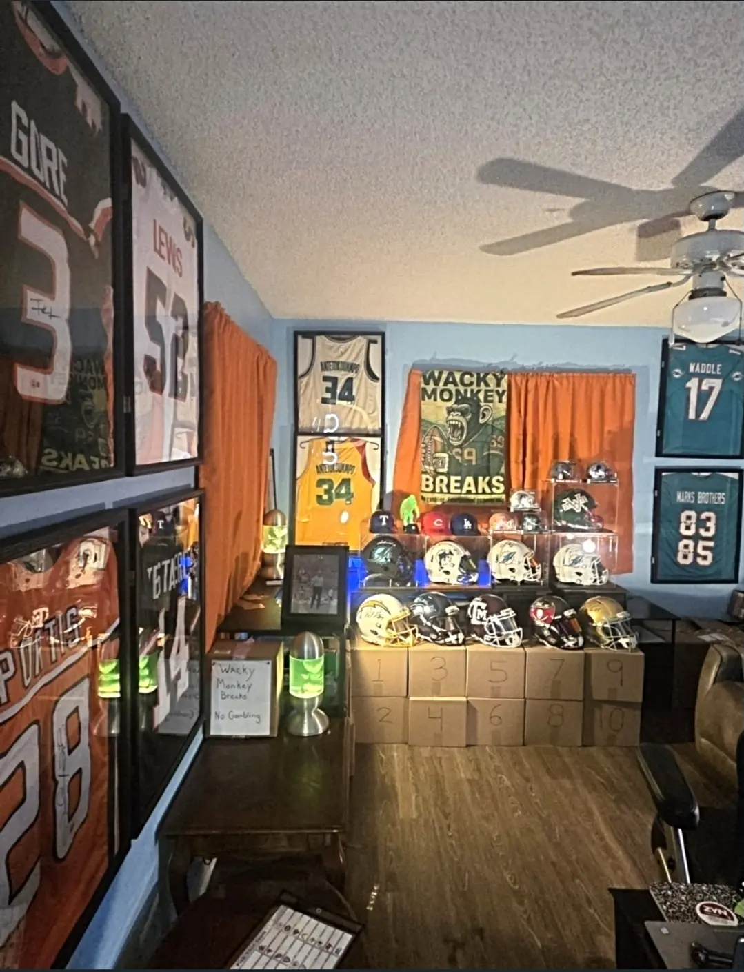 Full size signed helmet