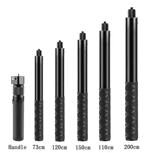 Selfie  Bundle Handle for Insta360 X4 X3 X2 GoPro 12 11 10 9 DJI Action 4 3 SJCAM Camera Bullet Time Invisible Selfie  stack pro Compact Magnetic Multifunctional Stick Waterproof Electric Foot Callus Remover Rotatable Tripod with Remote