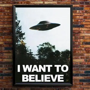 X Files "I Want to Believe" Poster - Premium Quality and Show Accurate