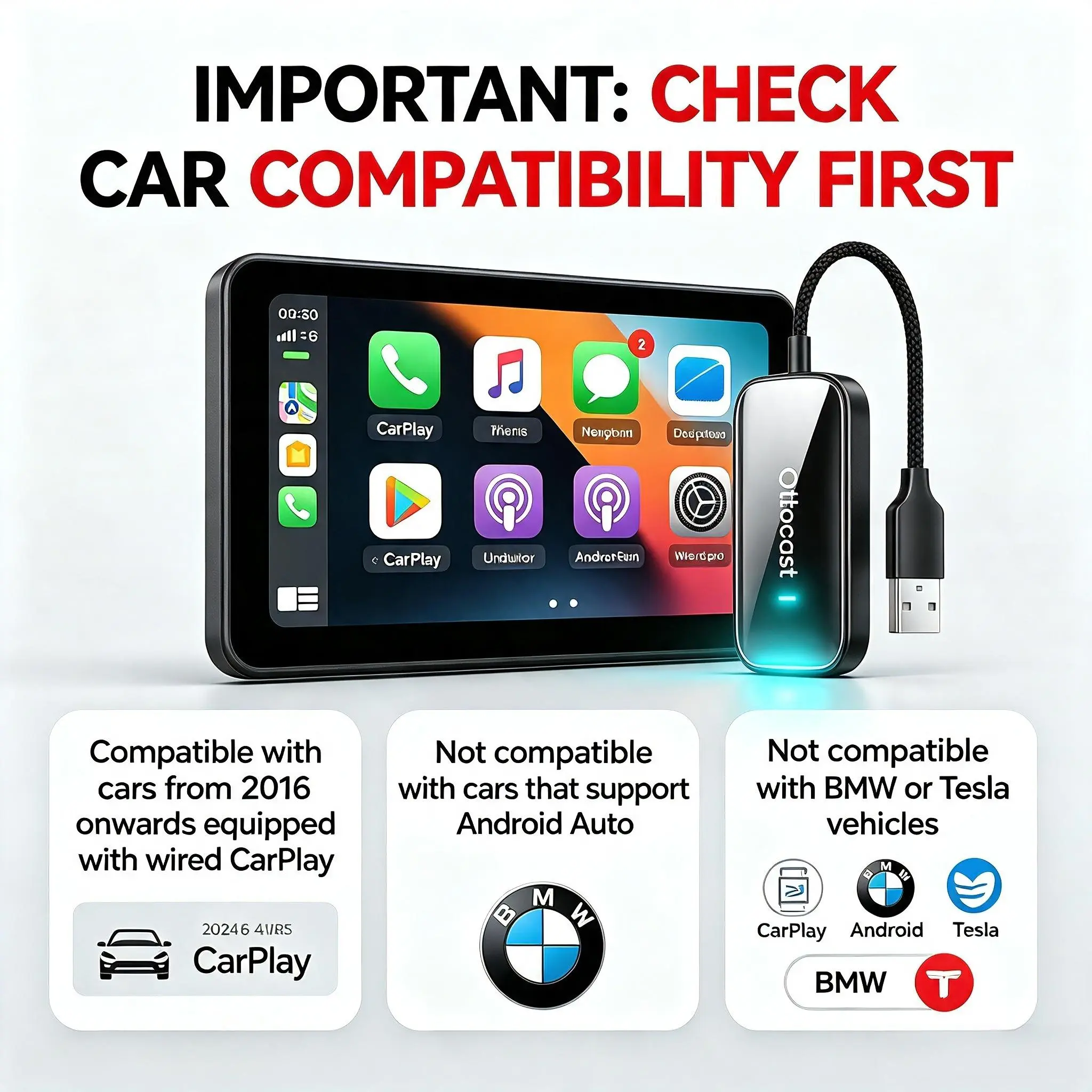 Cars Compatible With Wired CarPlay