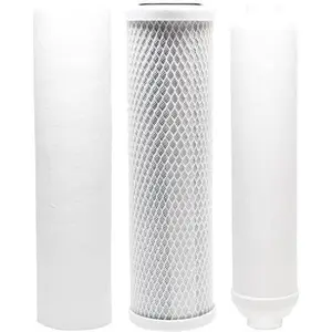 Puromax PC4 RO System Replacement Filter Kit - Includes Carbon Block, PP Sediment & Inline Filter