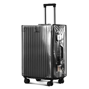 PVC Transparent Box Cover Waterproof Pull Rod Box Wear Resistant Scratch Resistant Protective Cover for Leather Box Luggage Compartment Dust Cover