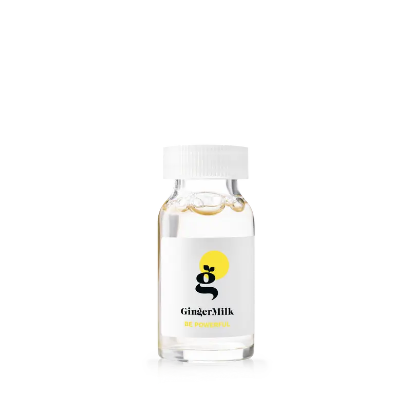 Biotin Scalp Ampoules, Be Powerful | Strengthening & Fortifying Care with Biotin, Peptides & Ginger for Weak, Fine & Thinning-Looking Hair | Ginger Milk