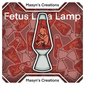 Fetus Lava Lamp Sticker – Trippy Horror Decal, Trippy Art, Psychedelic Baby Art, Dark Aesthetic Vinyl Sticker for Laptop, Water Bottle, Skateboard. – uv dtf
