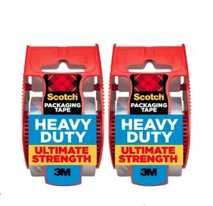 Scotch Heavy Duty Packaging Tape, 2 Inches x 800 Inches, Clear - 2 Count
