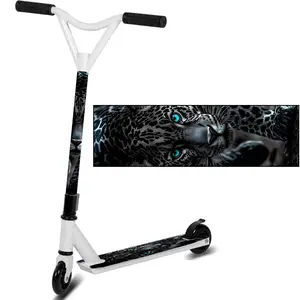 1 cool cheetah eye, patterned scooter sticker, scooter sticker, scooter sticker, personalized DIY for scooters, scooters, portable folding scooters, heavy duty scooters, city commuter scooters, foldable scooters, etc. -