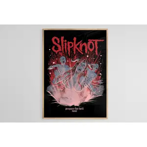 Slipknot Poster, Slipknot Art, Slipknot Print, Music Poster, Heavy Metal Poster