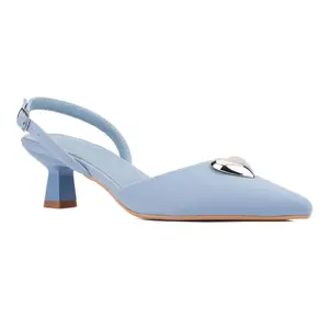 Olivia Miller Women's Mystic Slingback Kitten Heels