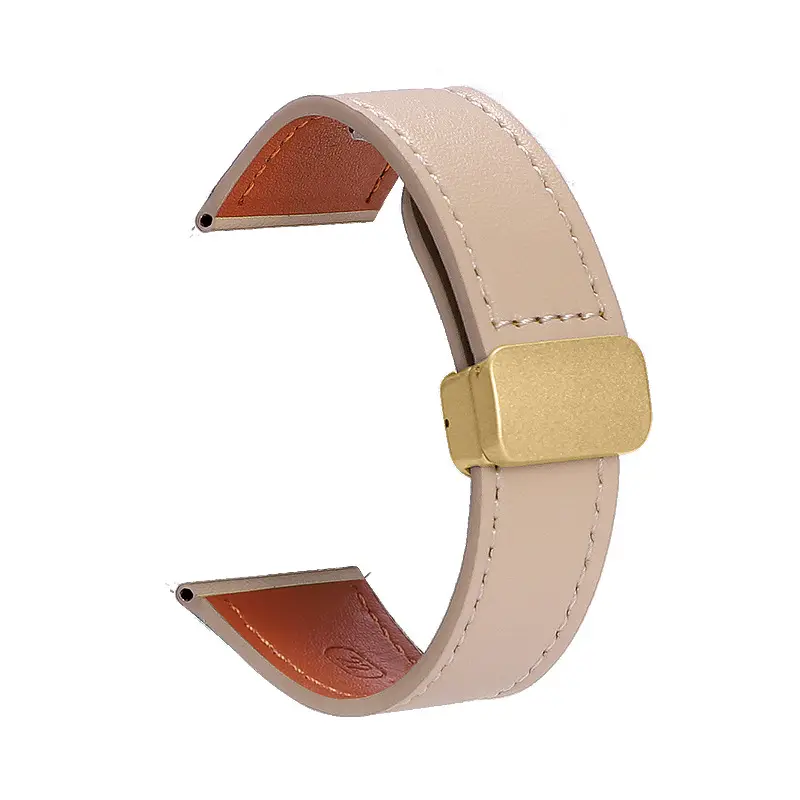 Cream Apricot-Gold Buckle [Hermès Magnetic Folding