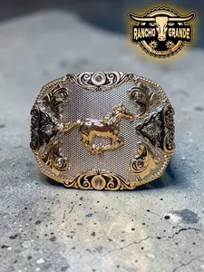 Hebilla Vaquera Running Horse / Western Belt Buckle Running Horse
