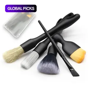 Car Detail Cleaning Brush Set, Portable Car Wash Brush Set, Soft Handheld Brush for Washing & Maintenance, Professional Car Cleaning Kit, Car Cleaning Supplies, Car Detailing Accessories, Car Detailing Brushes #GLOBAL PICKS