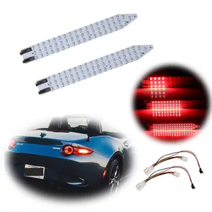 2pcs Sequential Flash Red LED Rear Turn Signal lamps Lighting Kit For 2016 2017 2018 2019 Mazda MX-5 ND,Replace OEM NA1J-51-150F NA1J-51-160F