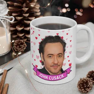 John Cusack , 11oz and 15oz Coffee/Tea , John Cusack Ceramic Mug, Cool Funny John Cusack  #247