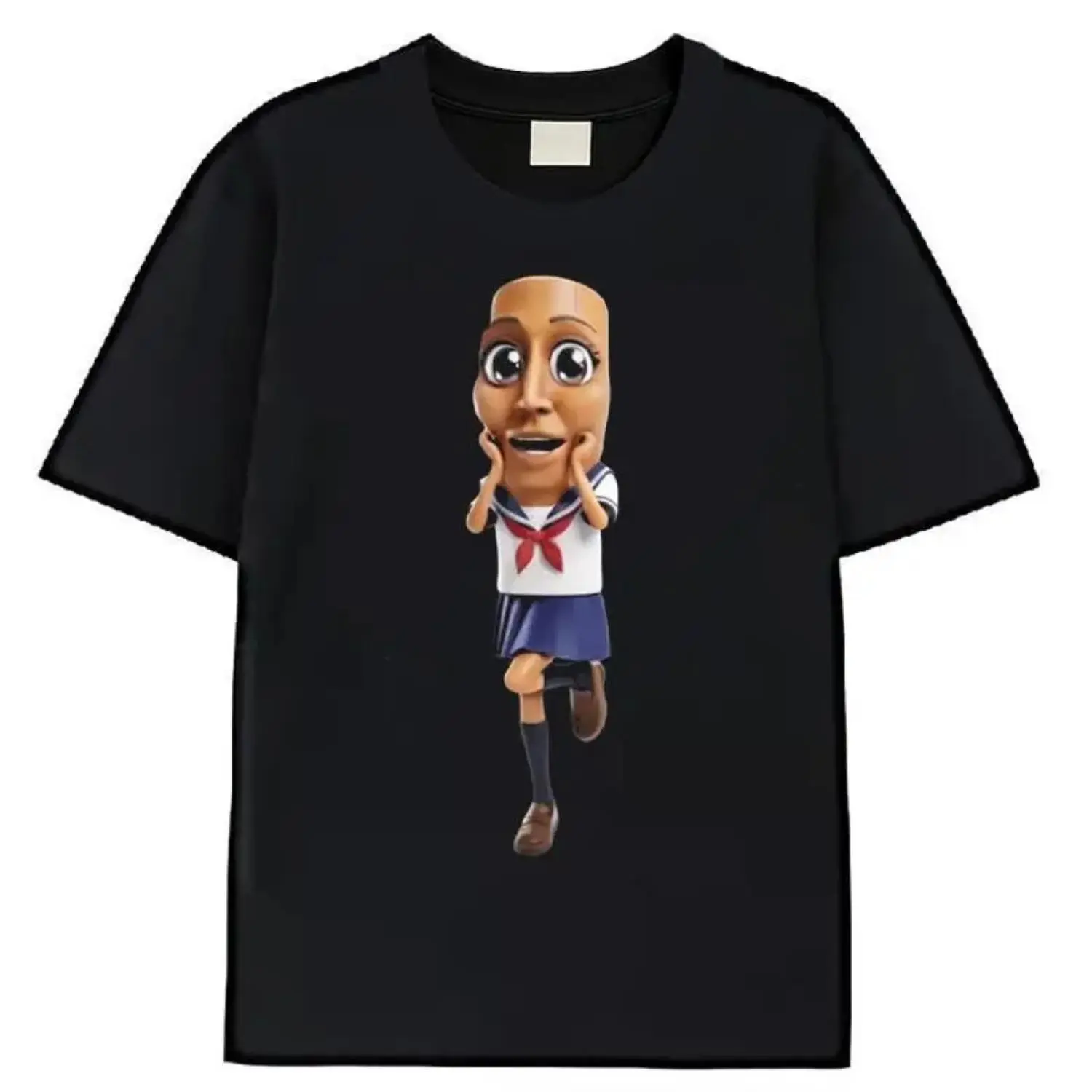 Funny Tung Tung Tung Sahur printed T shirt viral meme tee summer party casual wear novelty graphic tee unisex adult shirt