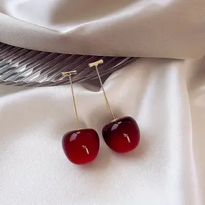 Women Cute Cherry Drop Earrings For Daily