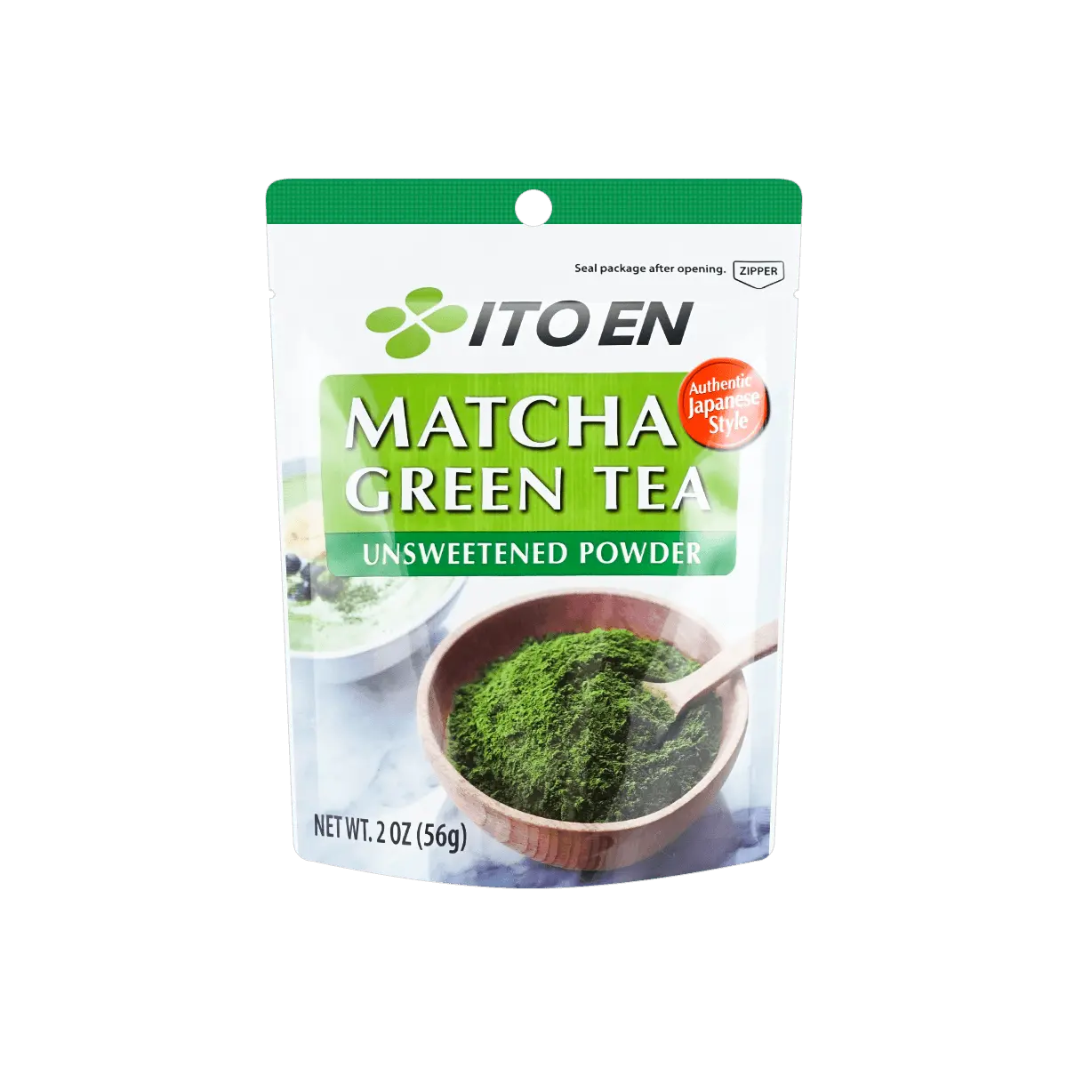 Japanese Unsweetened Matcha Powder 2oz - Premium Green Tea for Latte & Baking, 0 Sugar, Ceremonial Grade