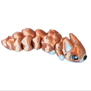 Articulated Squirrel Desk Pet Bag Charms Fidget Collector Stress Relief Toy for Anxiety Relief fidgeting stim 3d  printed  fidget Keychain fidgdt