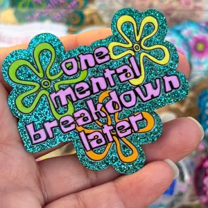 one mental breakdown later badge reel, funny badge reel, nostalgic badge reel