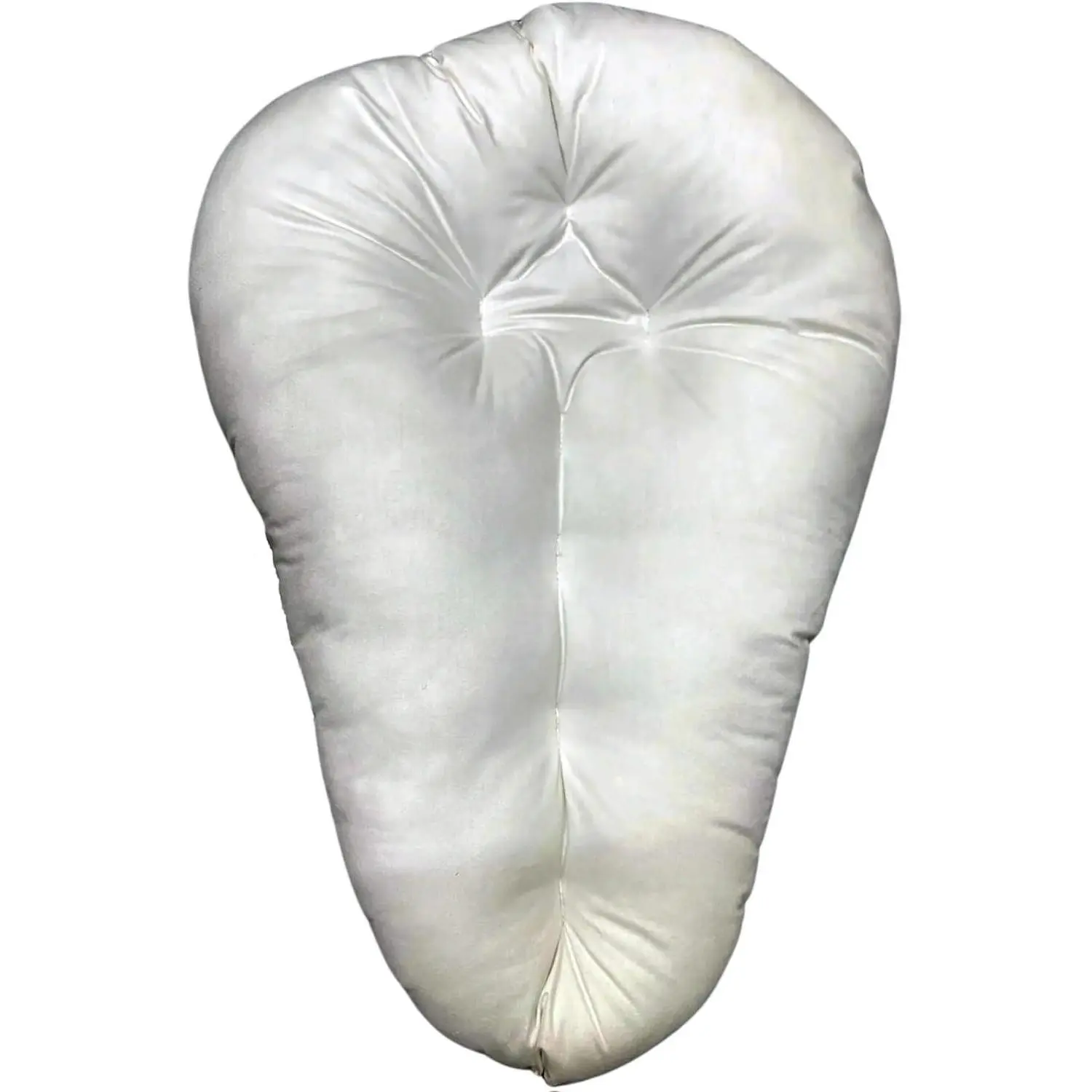 Jumbo Sciatica Nerve Pain Relief Pillow Hypoallergenic Saddle Shaped Cushion with Cover