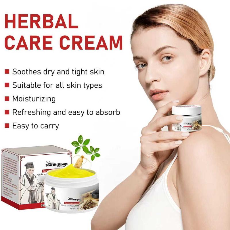 Herbal Body Care Cream - Relieves Dry and Tight Skin, Soothing Skin | Relieves Itching, Rich in Menthol, Calendula & Dendrobium for Eczema & Psoriasis (Hydrating, Safe for All Ages | 30g) Gentle Daily Calming Smooth Moisturizers Sensitive