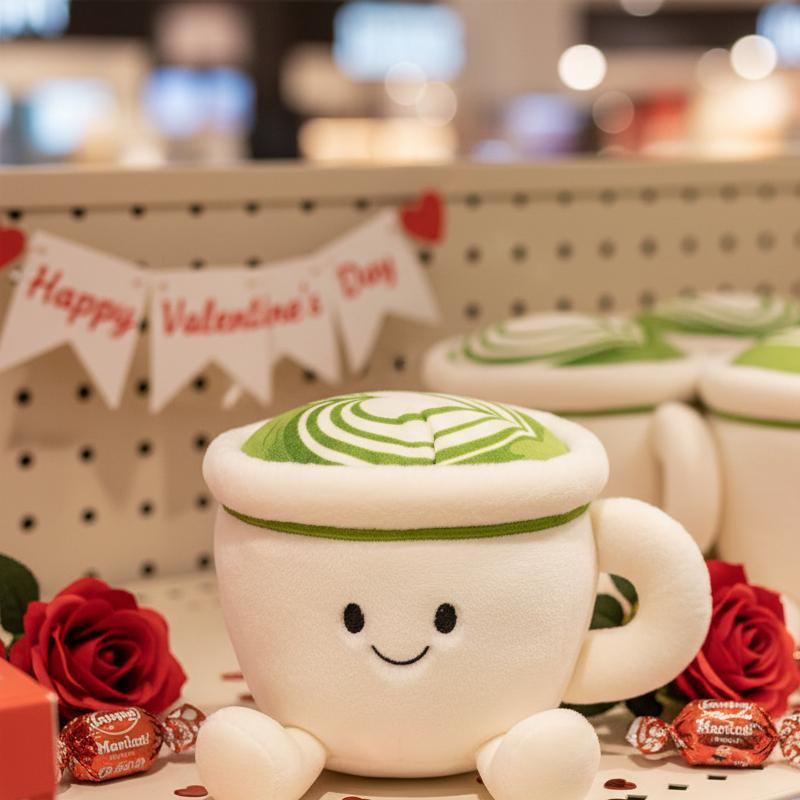 Matcha Latte Anime Peripherals Soft Doll Collection Room Decoration Toy Kid Birthday Gifts