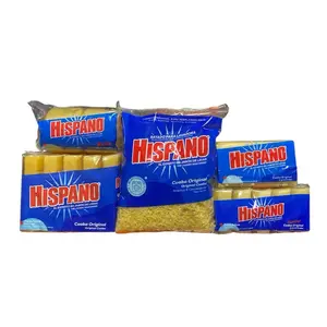 Hispano Soap & Laundry Pack - 5 Soap 800g, 5 Soap 400g, Laundry Detergent 400g, 2 Soap 304g Round, & 2 Soap 300g Household Multicolor