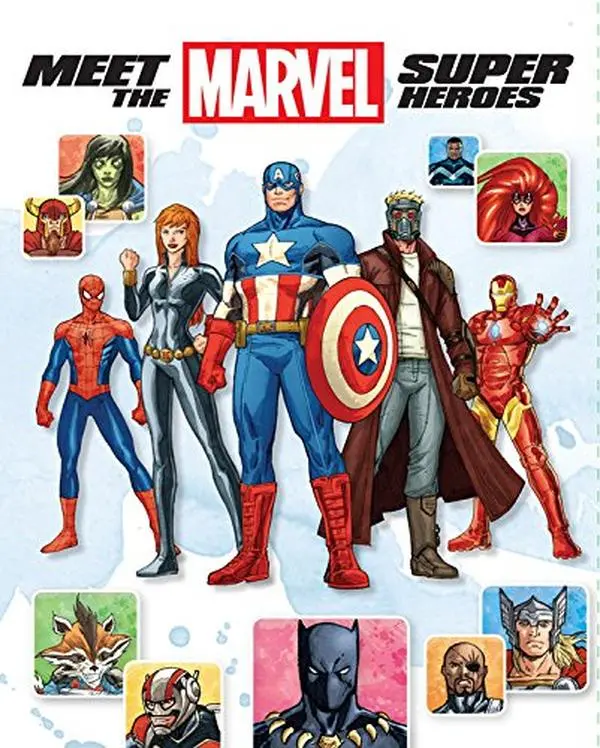 USED Book - Meet the Marvel Super Heroes , 2nd Edition by Chris Wyatt (Hardcover) - english