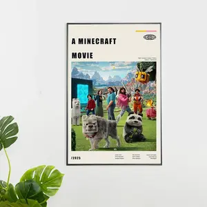 A Minecraft Movie Movie posters, wall art, canvas prints, home decor, vintage posters, collectibles, gifts