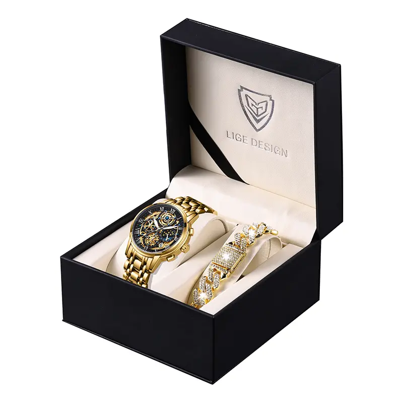 Black and Gold+Bracelet