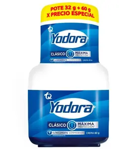 Yodora Cream Deodorant – Special Value Pack 92 g (60 g + 32 g Extra)