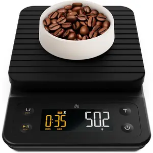 Greater Goods 0.1g Precision Coffee Scale with Timer – 3kg Digital Scale for Pour-Over, Espresso, French Press, Kitchen Use (Onyx Black)