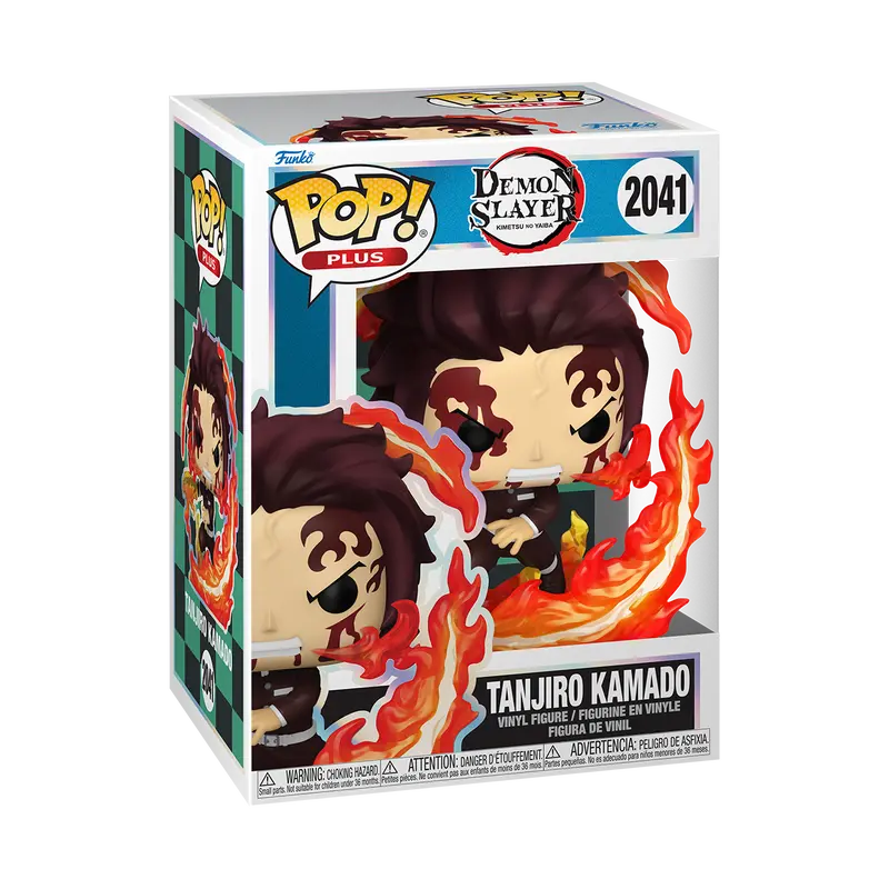 Funko Pop! Plus Demon Slayer - Tanjiro Kamado (Dancing Flash) #2041 Collectible Pop Vinyl Figure