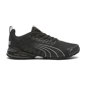 PUMA Mens Voltaic Evo Wide Running Sneakers Shoes - Black