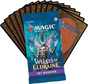 (LIVE)Card Keepers mana connect 4 board + Wilds of Eldraine Set Booster Pack