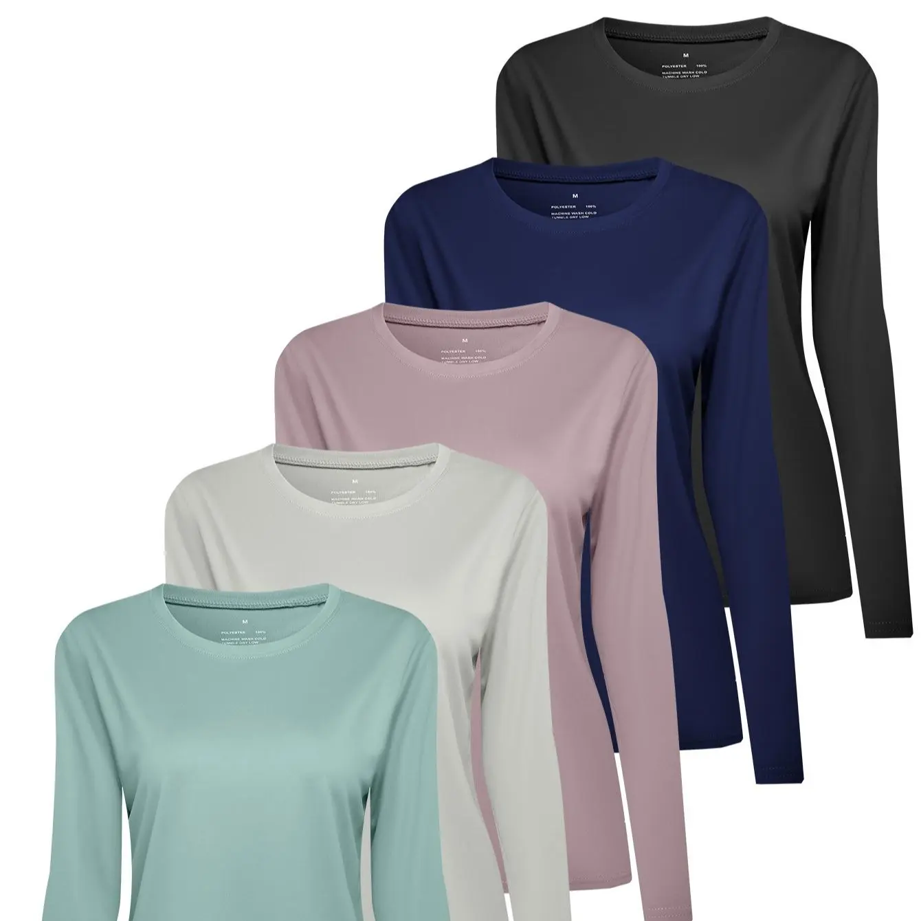 Green + Black + Gray + Pink + Blue