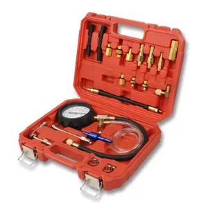 0-140PSI Fuel Pressure Kit Fuel Injector Injection Pump Pressure Gauge Fuel Pump Pressure Tester Tool (gift With Purchase)