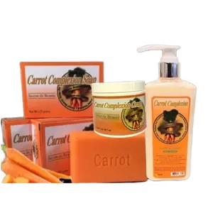 Carrot Complexion Soap, Body Lotion and Face Cream for Skin Repair - Skincare care Cosmetics