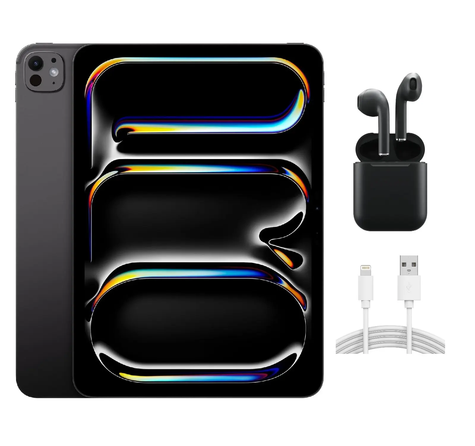 Refurbished Apple iPad Pro 11 inch M4 (2024) A2837 (WiFi + Cellular Unlocked) Excellent Condition with Wireless Earbuds & 1 Year Warranty