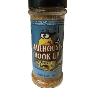 Jailhouse Hookup Seasoning – 5.5 oz | Ramen, Fries, Sandwiches, Burgers, Chips, Noodles & More! Spice Flavor Garlic and Cajun seasoning