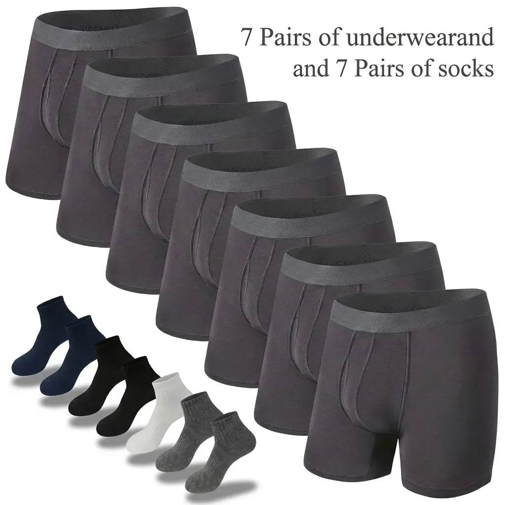 7 -Pairs All Black(7 pairs of cotton socks given away free)