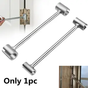 Door Hinge Adjustment Tool, Gap Adjusting Wrench, Dual-Head Door Hinge Maintenance Tool, Round Head Bolt Hinge Tool