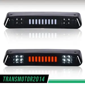 Fit For 2004-2008 Ford F-150 Rear LED 3rd Brake Light Cargo Lamp I Type Red/Chrome