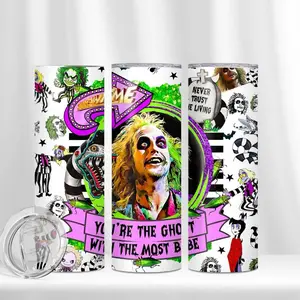 New handmade Beetlejuice 20oz tumbler