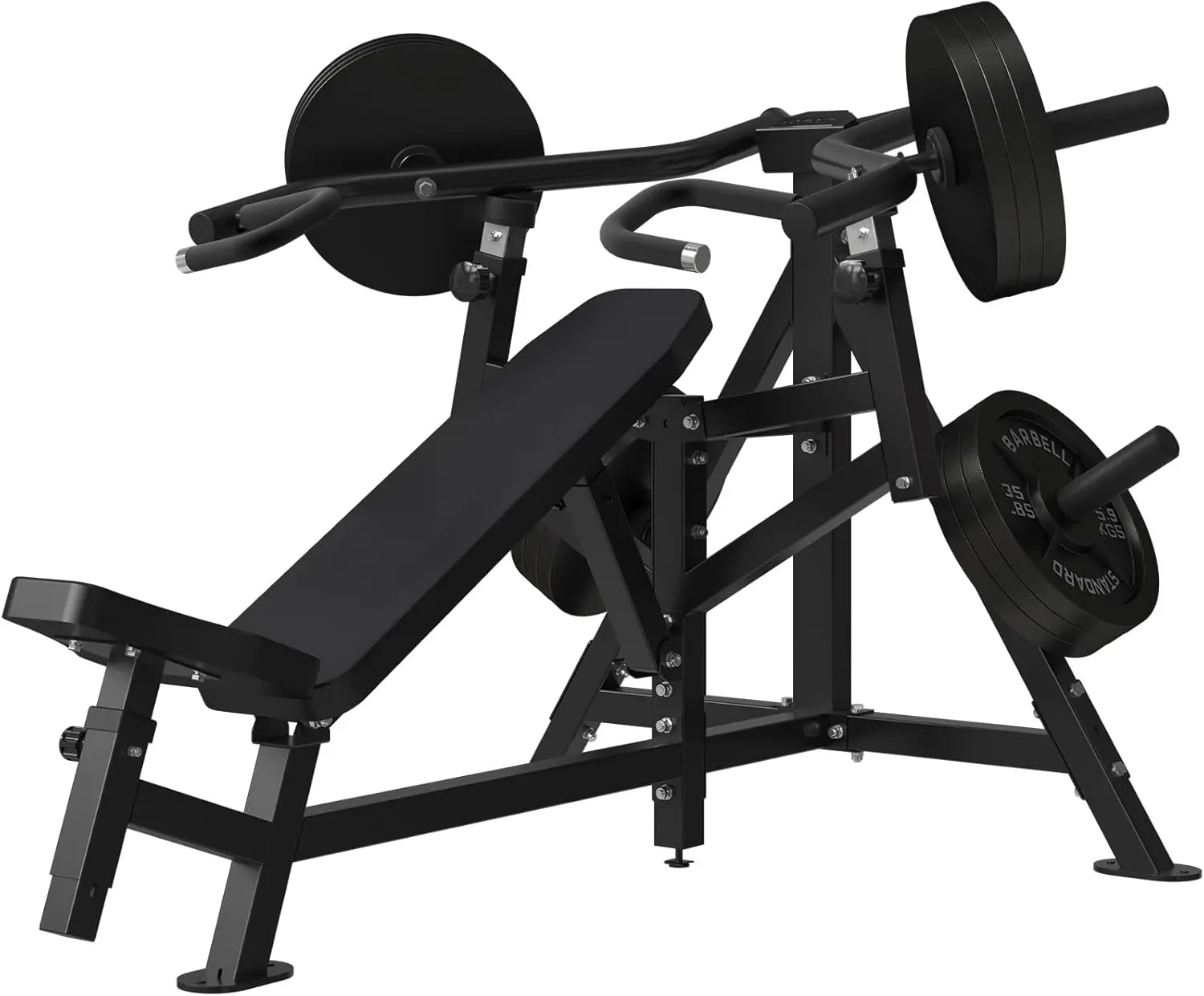 [2 packages shipping] GMWD V2 Incline Chest Press Machine 1250LBS Bench Press with 7+5 Adjustable Positions & Independent Converging Arms for Home Gym Upper Chest Workout