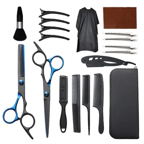 Hair Styling & Hair Cutting Tool Set, Professional Haircut Kit with Accessories for Home & Salon Use, Barber Equipment Supplies for Men & Women