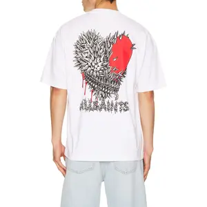 ALLSAINTS Chaste Crew Tee in Optic White